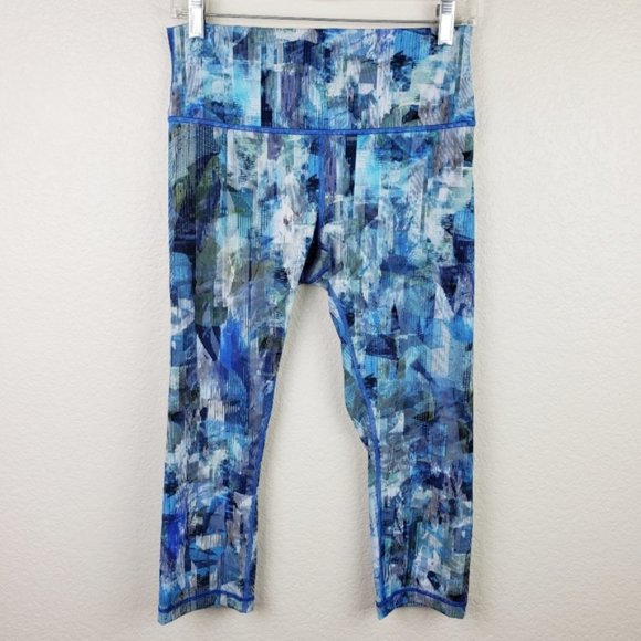 Lululemon athletica Sun Dazed Multi Blue Leggings - Picture 3 of 11